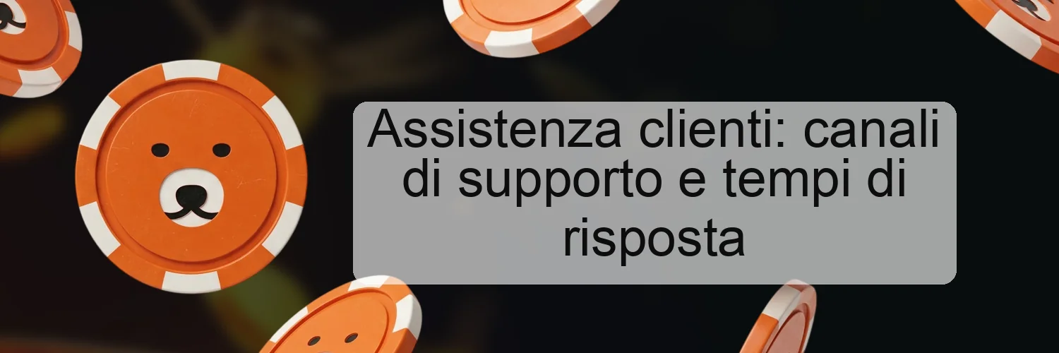 Assistenza clienti: canali di supporto e tempi di risposta